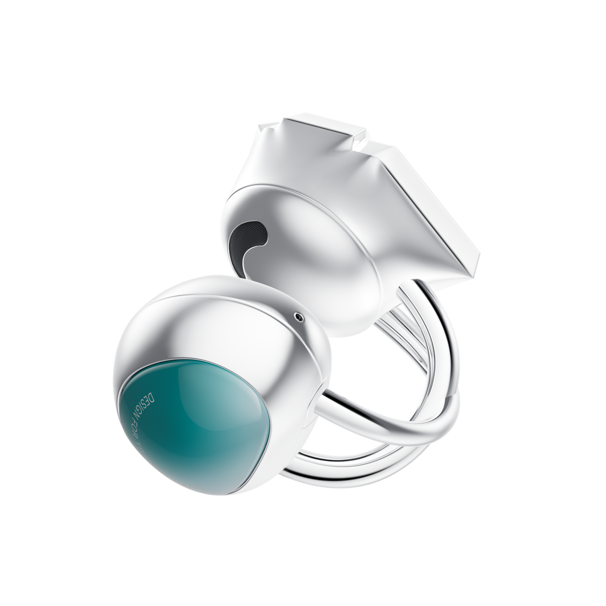 Turquoise AI Earphones