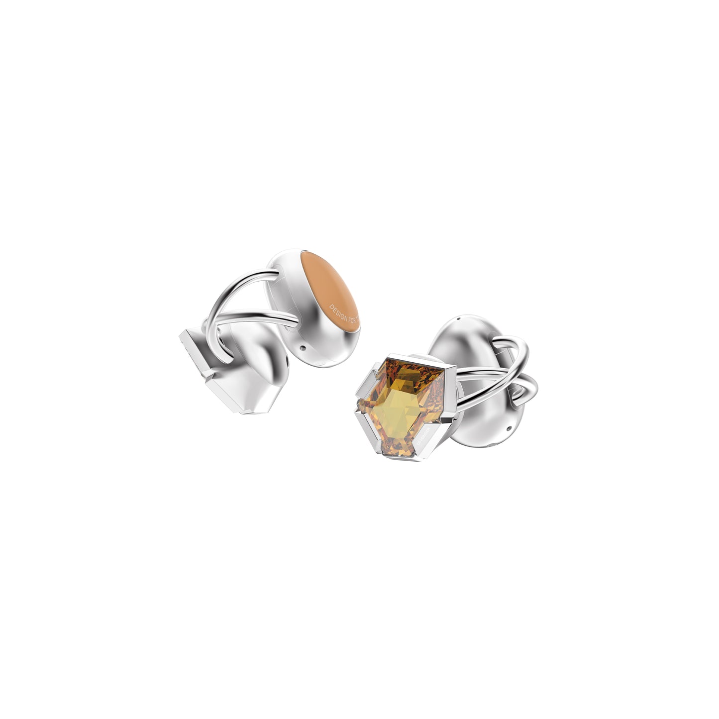 Champagne Zircon AI Earphones