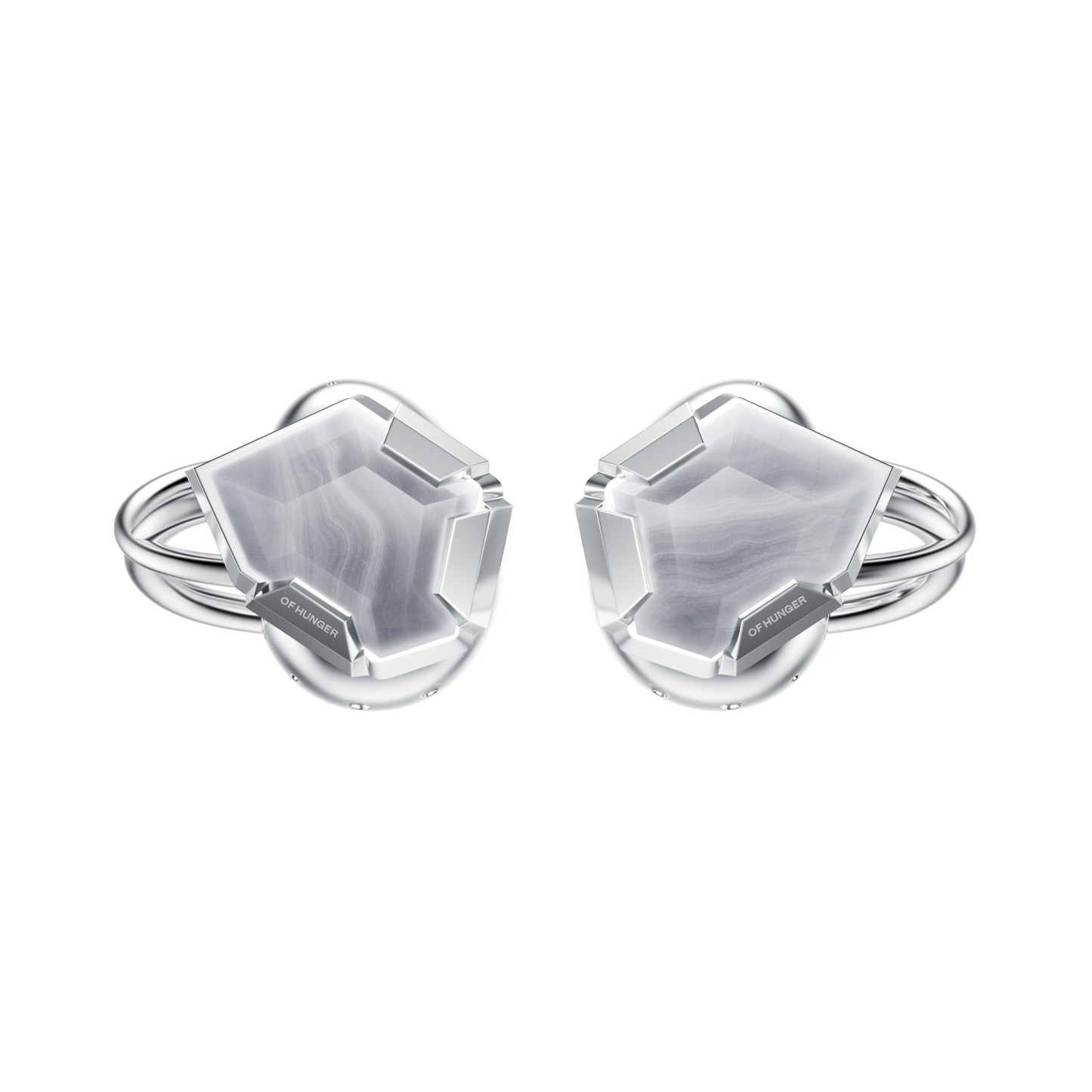 Blue Lace Agate AI Earphones