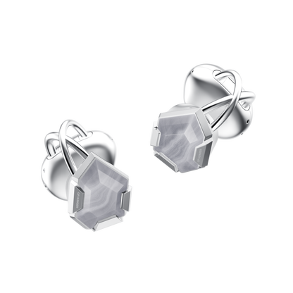 Blue Lace Agate AI Earphones