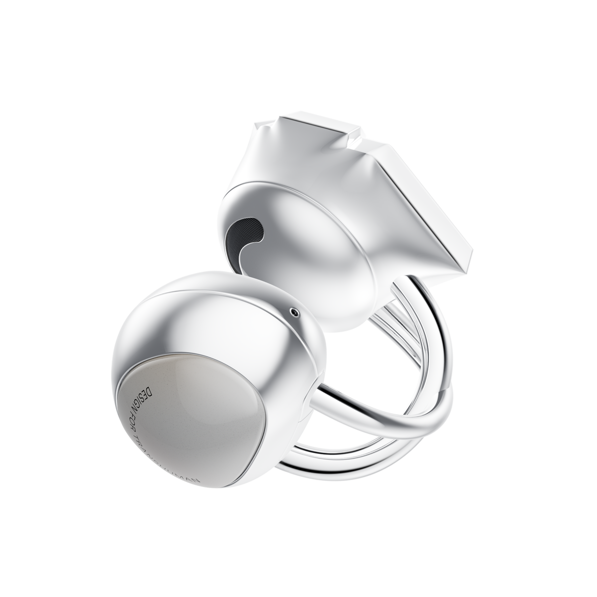 White Shell AI Earphones