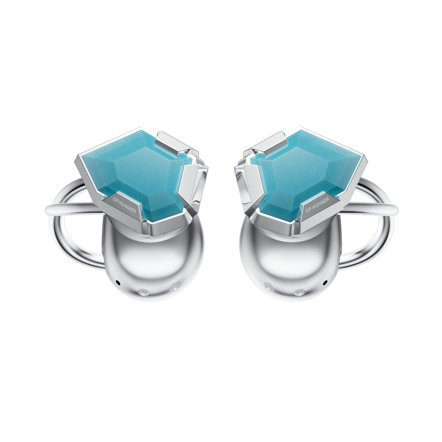 Turquoise AI Earphones