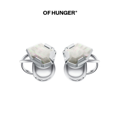 White Shell AI Earphones