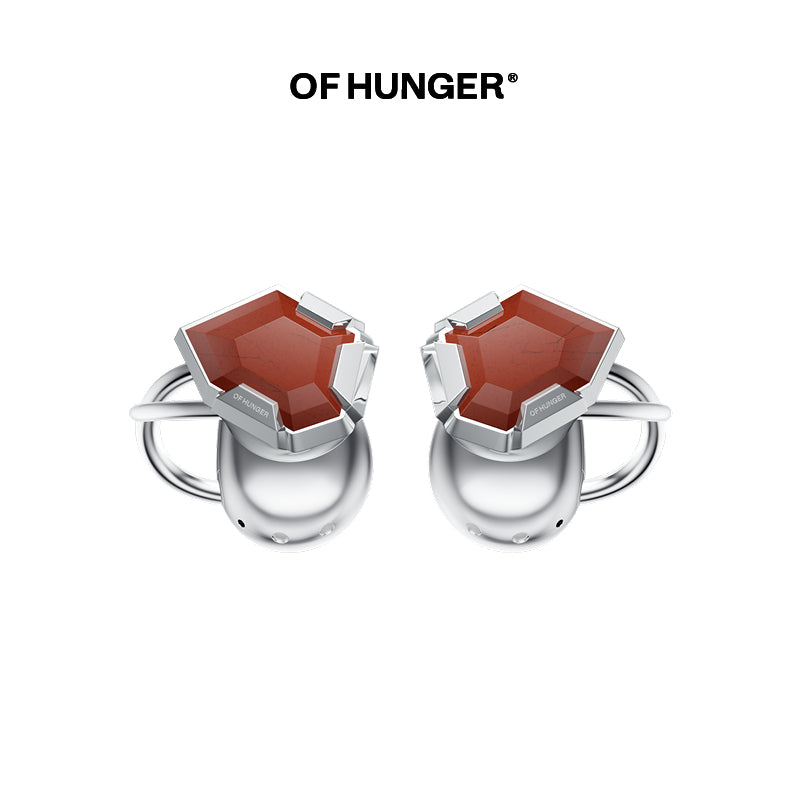 Red Jasper AI Earphones