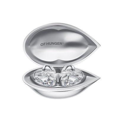 Silver-White Zircon AI Earphones