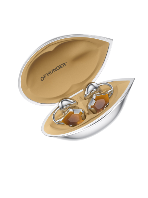 Tiger’s Eye Stone AI Earphones