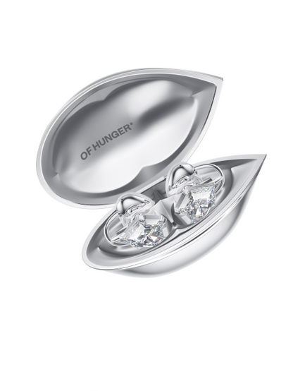 Silver-White Zircon AI Earphones